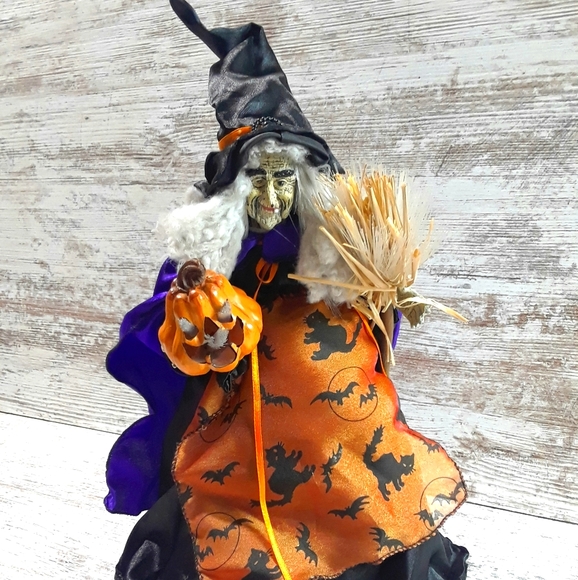 Vintage Witch Tree topper JOL Halloween